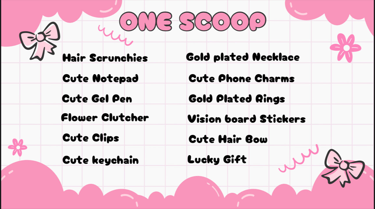 One Scoop, Cute Mystery Gift Box 🎀