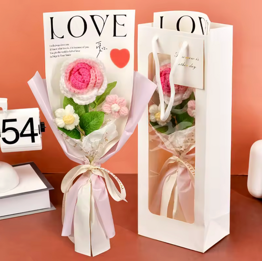 Handmade Rose Bouquet with Gift Bag